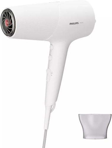 White hair dryer with - hair,