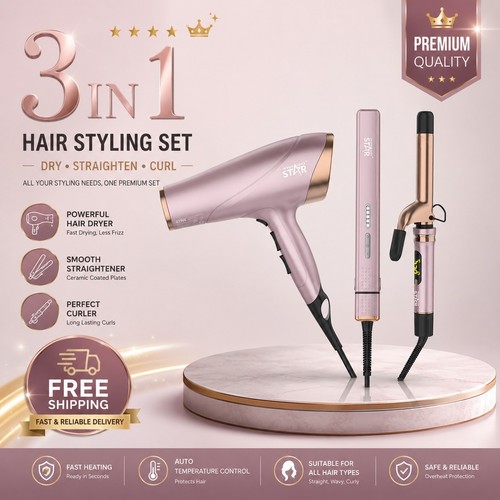Hair dryer straightener - straightener, &