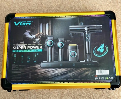 Vgr professional barber set - barber, 4