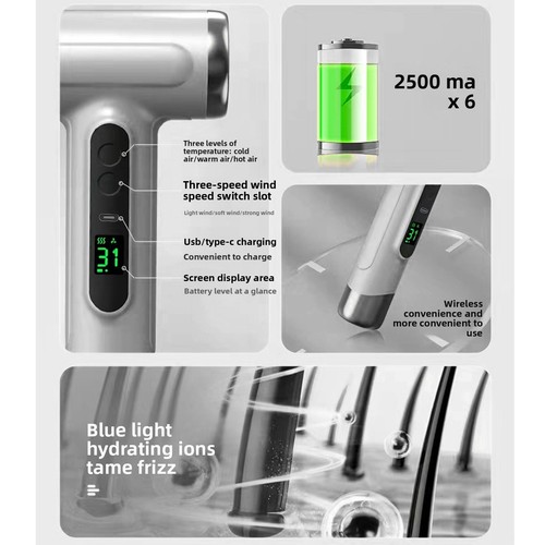 Cordless hair dryer - cordless,