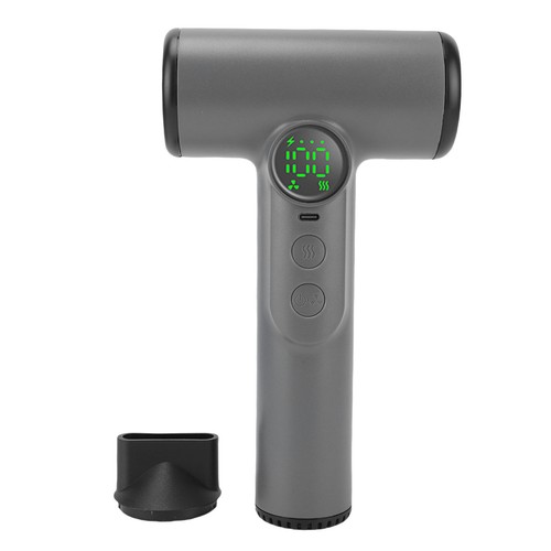 Dark gray cordless hair - dark, dryer